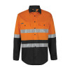 Orange Black HI Vis Stretch Shirts
